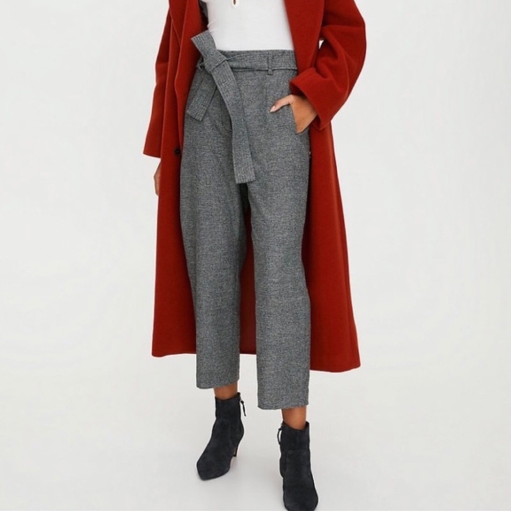Aritzia Gray Tailored Trousers